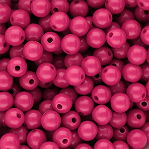 10 mm DQ Acrylperlen shiny Rose violet 17-2624 TCX