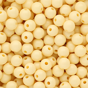 10 mm DQ Acrylperlen shiny Pastel yellow 11-0616 TPG