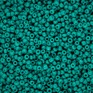 Glasperlen Rocailles 12/0 (2 mm) Teal green