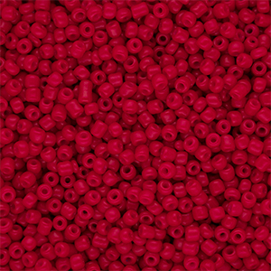 Glasperlen Rocailles 12/0 (2 mm) Red