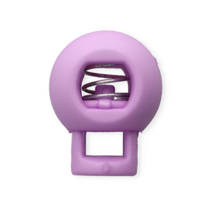 Farbiges Zubeh&ouml;r Kordelstopper Ball Lilac