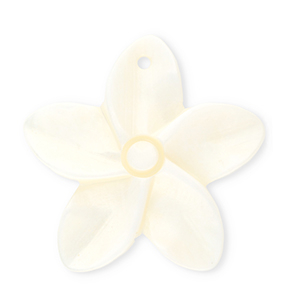 Muschel Anh&auml;nger Specials Blume White