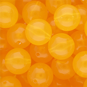 16 mm DQ&reg; Acrylperlen shiny Warm yellow