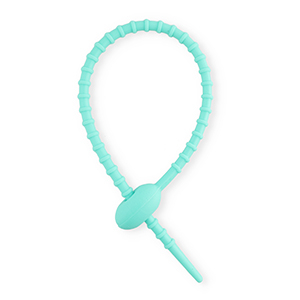 Farbiges Zubeh&ouml;r Zierkabelbinder aus Silikon Turquoise