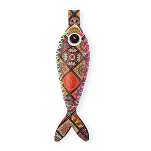 Statement-Anh&auml;nger Fisch Multicolour