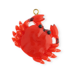 Statement-Anh&auml;nger Krabbe Red-black