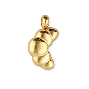 BY31&reg; Stainless Steel - Rostfrei Stahl Anh&auml;nger Croissant Gold