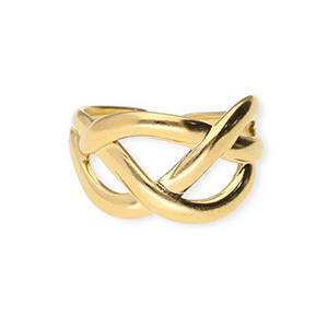 Ringe aus Stainless Steel - Rostfreiem Stahl Gold