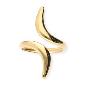 Ringe aus Stainless Steel - Rostfreiem Stahl Gold