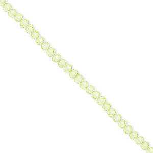 Top Glas Facett Perlen 3x2&nbsp;mm Rondellen Light green