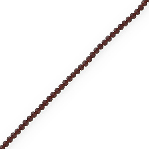 Top Glas Facett Perlen 3x2mm rondellen Dark lavender grey