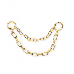 BY31&reg; Rostfreier Edelstahl Gliederanh&auml;nger / Zwischenst&uuml;ck duo layer Gold