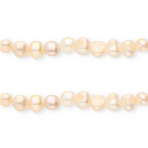 Imperfekten S&uuml;&szlig;wasserperlen rund 7-9mm Peach rose