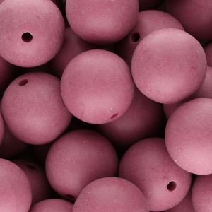 20 mm DQ Acrylperlen Plum