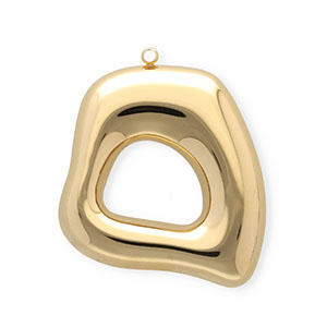 Anh&auml;nger aus rostfreiem Edelstahl, Organicdesign Gold