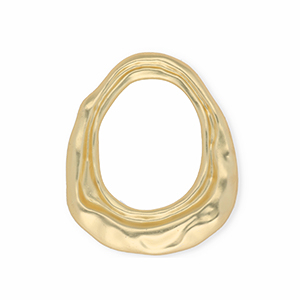 Statement-Anh&auml;nger / Zwischenst&uuml;ck, oval Gold