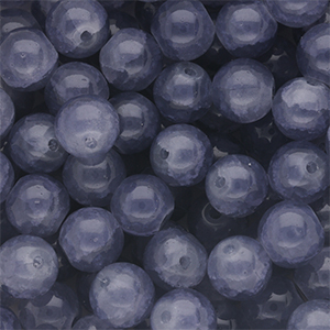 8 mm Glasperlen Denim blue