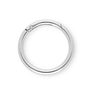 Zubeh&ouml;r Schl&uuml;ssel Anh&auml;nger Karabiner, Ring Silver