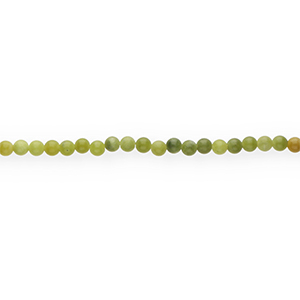 Naturstein Perlen Seraphinit 6mm Army green