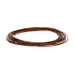 Leder rund 1&nbsp;mm Dark brown