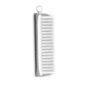 Anh&auml;nger aus rostfreiem Edelstahl, Kamm Silver