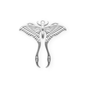 Anh&auml;nger aus rostfreiem Edelstahl, Mondspinner Silver