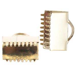 DQ Metall Klemmen 10mm Gold