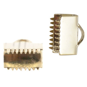 DQ Metall Klemmen 8mm Gold