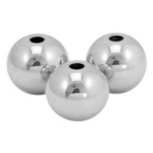 Stainless steel - Rostfrei Stahl Perlen 8mm Silber