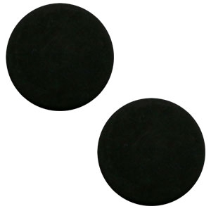 20 mm flach Cabochon Polaris Elements matt Black