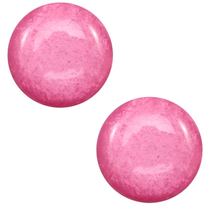 12 mm classic Cabochon Polaris Elements Mosso shiny Peonia pink 