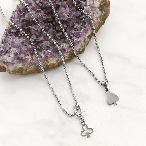 Ohrringe und Kette mit Stainless Steel Zubeh&ouml;r und den sch&ouml;nsten Anh&auml;ngern