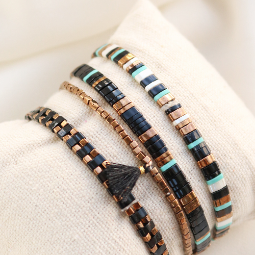 Miyuki Inspiration mit rocailles, bugles, cubes und tila&lsquo;s!