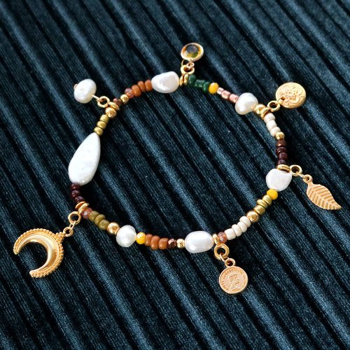 Machen Sie Ohrringe und Armb&auml;nder in Winterfarben mit Glasperlen Rocailles!