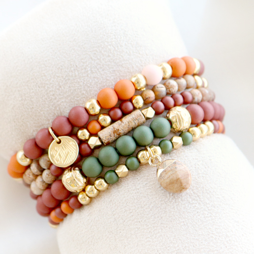 Machen Sie einfach diesen sch&ouml;nen Schmuck mit Acryl Perlen selbst: