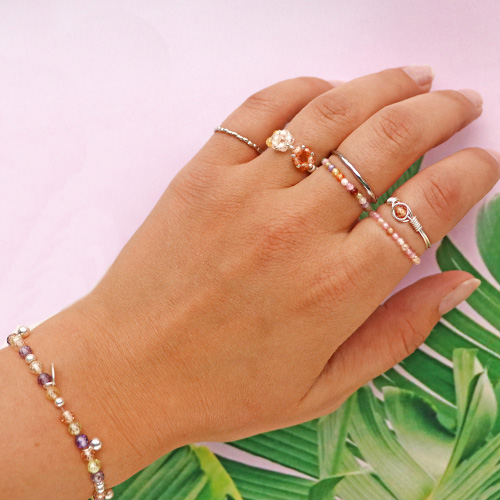 So fertigen Sie Ringe mit Zirkonia-Perlen