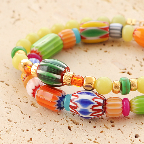 Inspirierende Armbanddesigns mit neuen Millefiori-Perlen