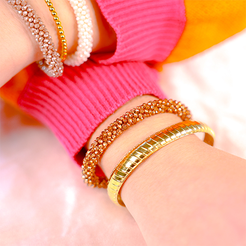 Top-Facettperlen-Armb&auml;nder kombinieren. So gehts! 