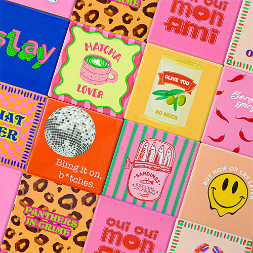 Inspirationsideen mit BY31&reg;-Deko-Fliesen mit Spruch