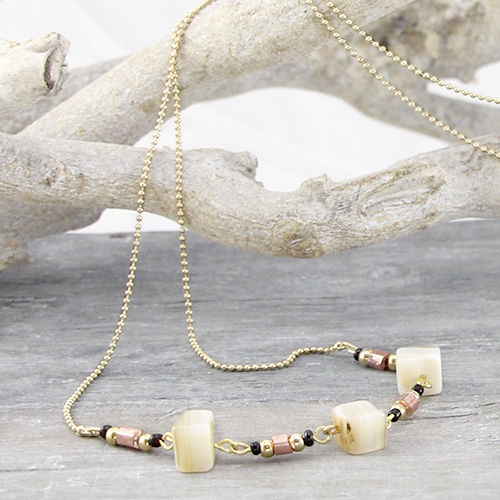 Muschel Perlen, auch sch&ouml;n f&uuml;r den Herbst!