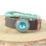Sch&ouml;ne Armb&auml;nder mit luxuri&ouml;sen Top Facett Perlen und neuen Polaris Cabochon