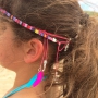 Trendy Beach Haarband mit Federn und Anh&auml;ngern