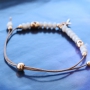 Schmuck Set im Ethno Look aus Metall DQ gemacht in rosegold & Macram&eacute; Band!