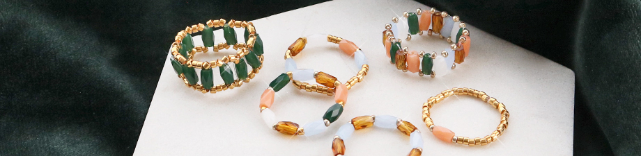 Top Facett Perlen Tube Top Facett Perlen Tube