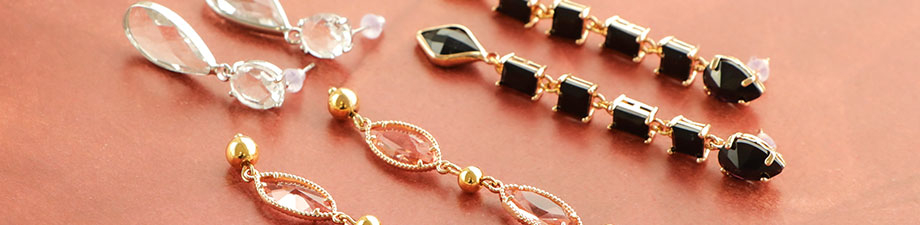 Ohrringe aus Kristallglas Ohrringe aus Kristallglas