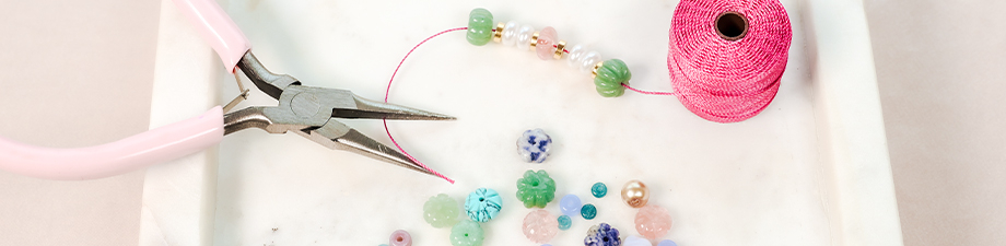 Soeben eingetroffen: Naturstein-Blumenperlen