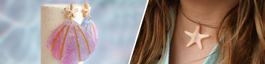 Neue Resin- und Edelstahl-Anh&auml;nger