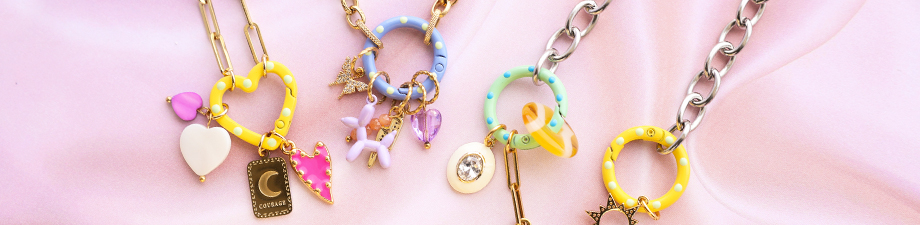 Seien Sie kreativ mit farbigen Klappringen 