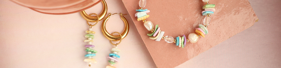 Brandneue farbenfrohe Perlmuttperlen f&uuml;r den Sommer