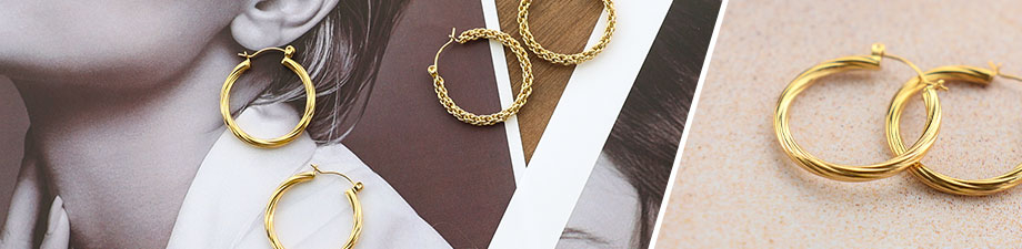 Bestellen Sie jetzt unsere neue Edelstahl-Creolen-Serie